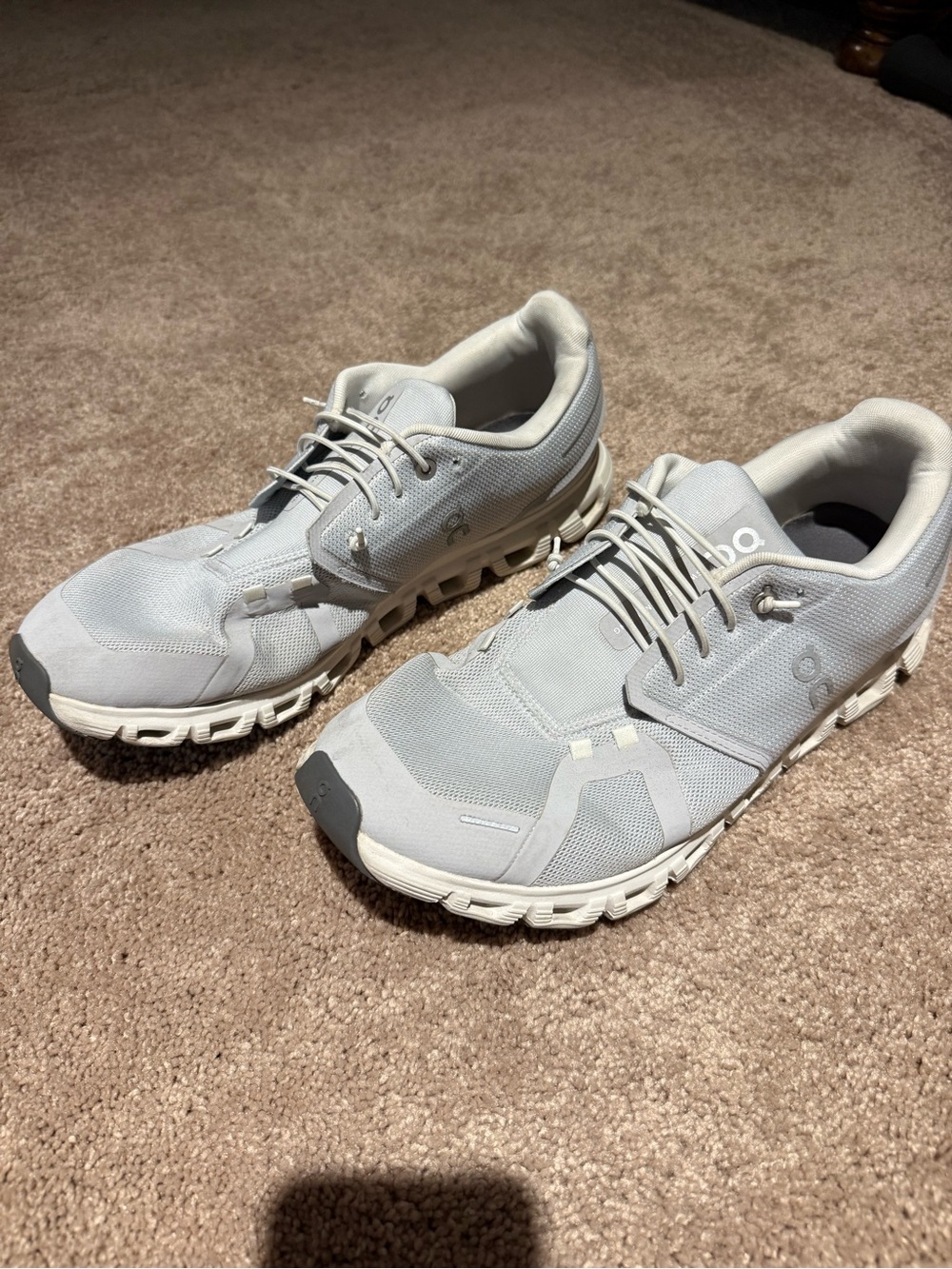 On Running Men's Athletic Sneakers - Light Grey